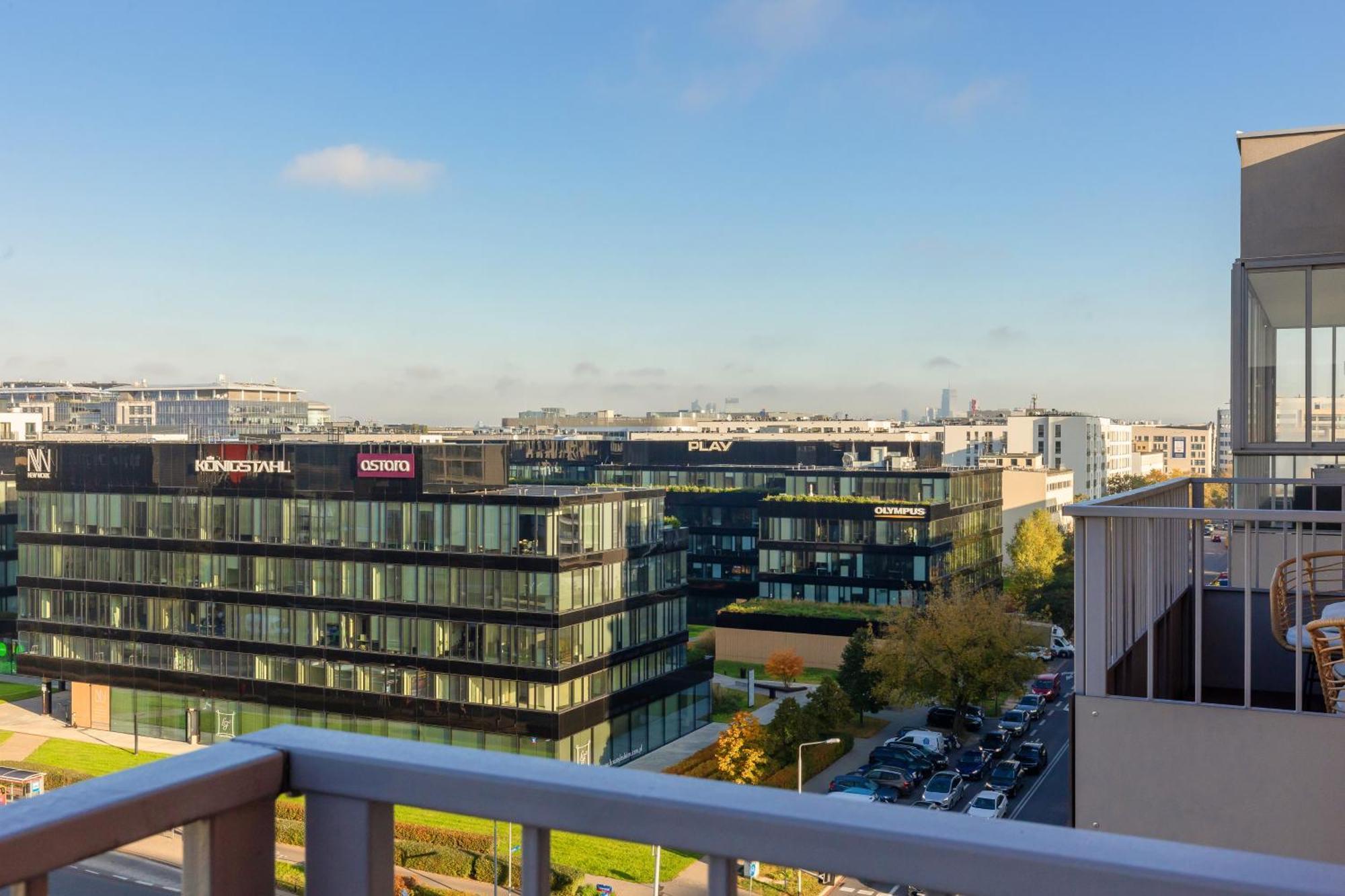 Elegant Apartments With Balcony & Parking Warsaw By Noclegi Renters 外观 照片